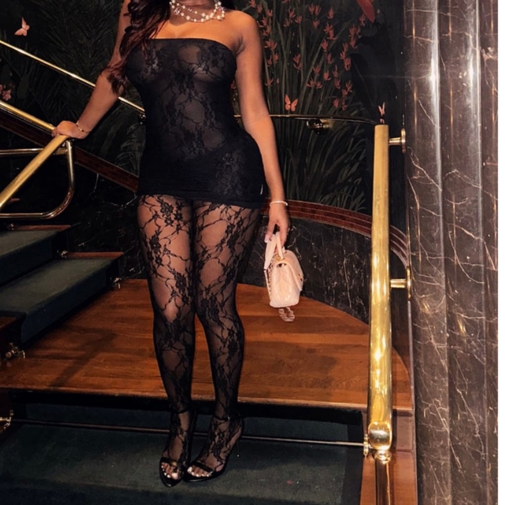 BLACK LACE DRESS SET! - Picture 4 of 4